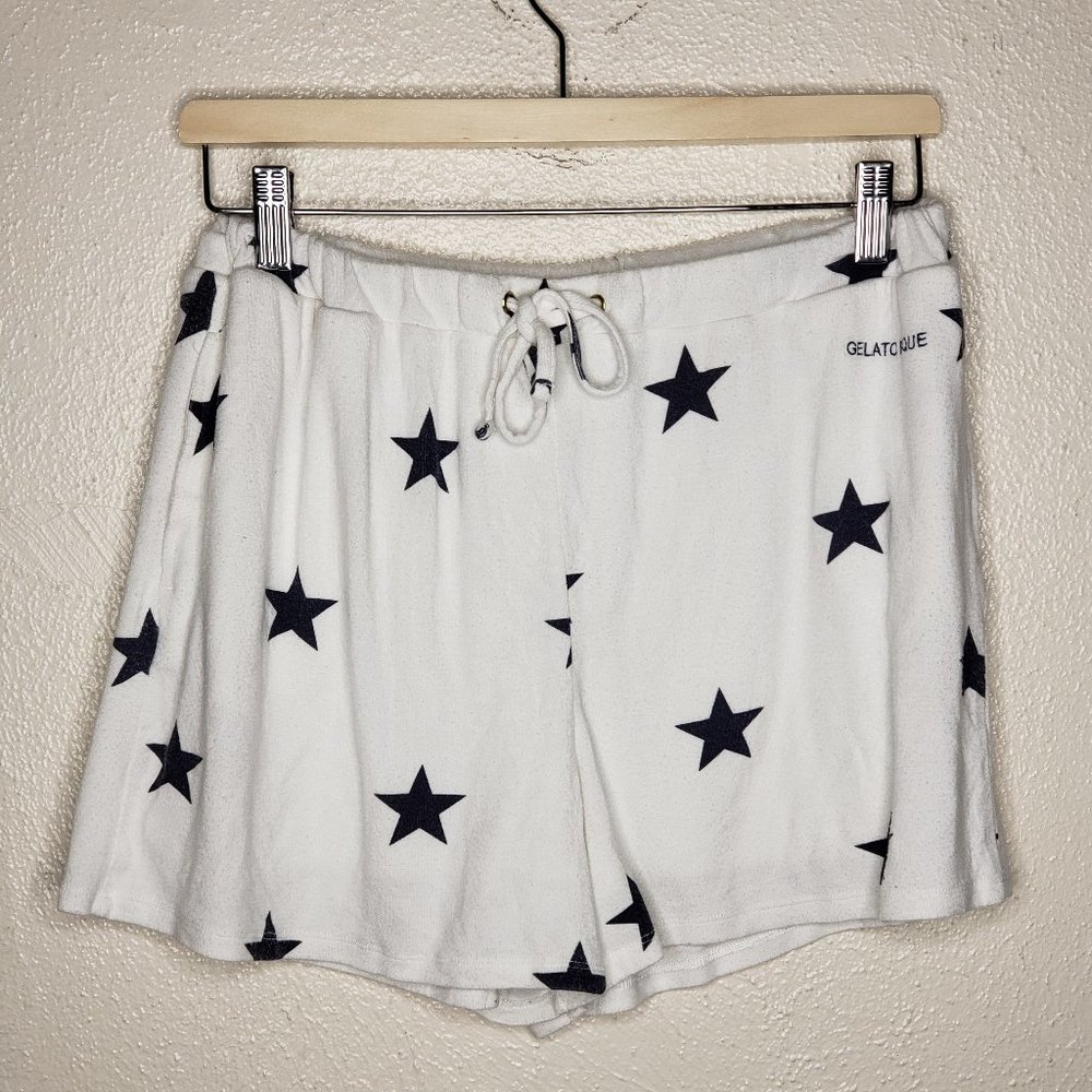 Gelato Pique Star Print Soft Sleep Shorts